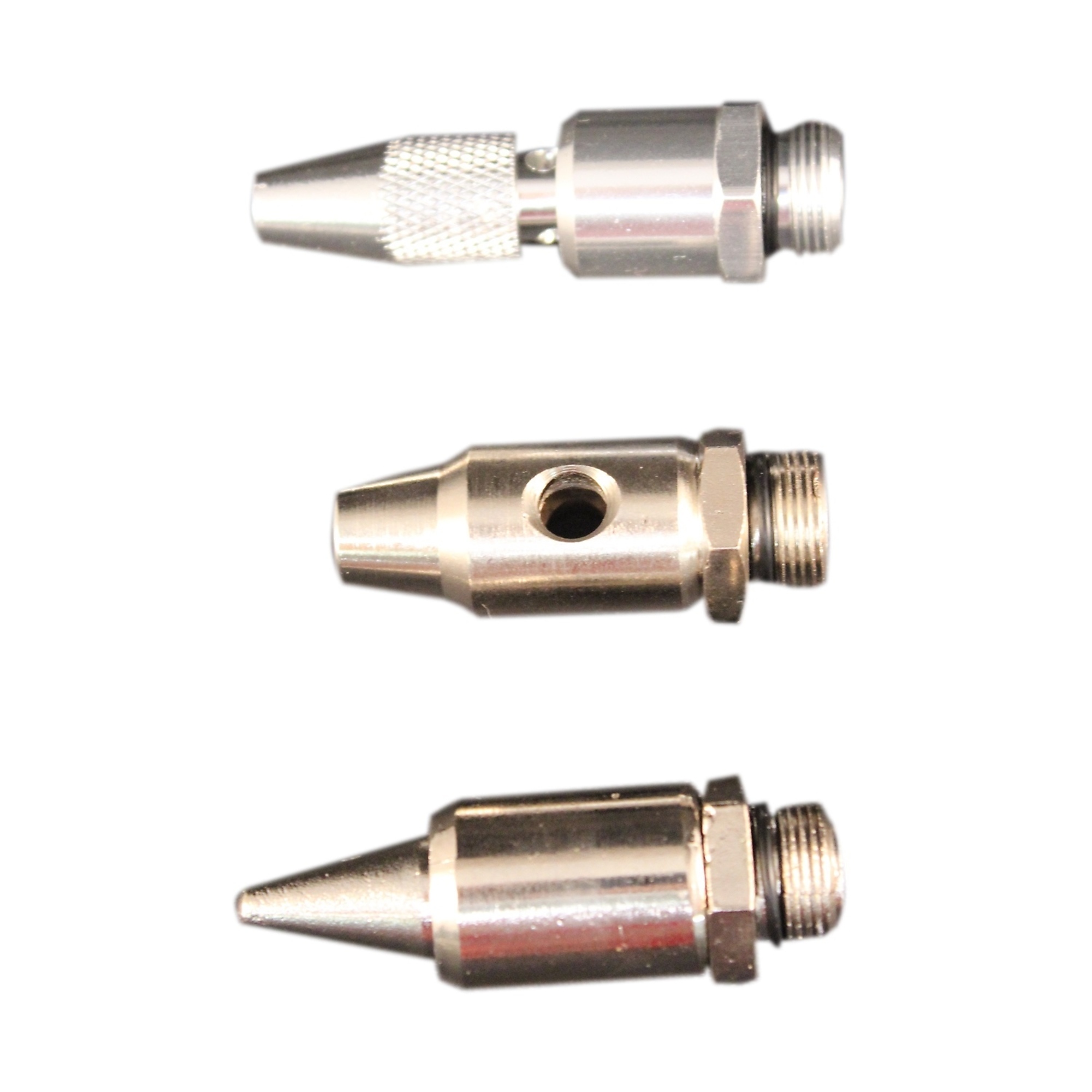 Milton 3 pc Turbo Blow Gun Nozzle Kit, Brass, Model# s-183